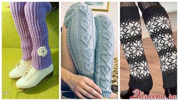 как связать гетры спицами для начинающих