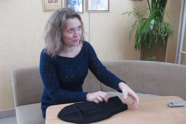 как связать балаклаву спицами схема