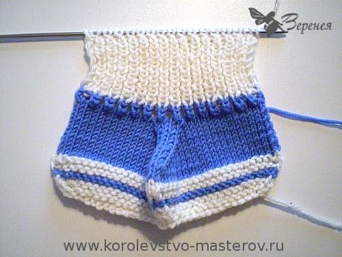 как связать пинетки на двух спицах пинетки