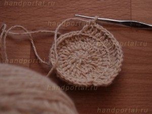 как связать крючком подставку для яиц