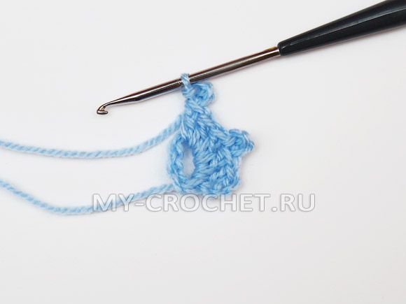 как связать снежинку
